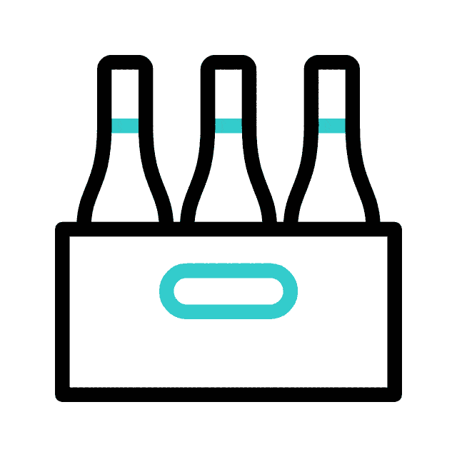 animacion de botellas